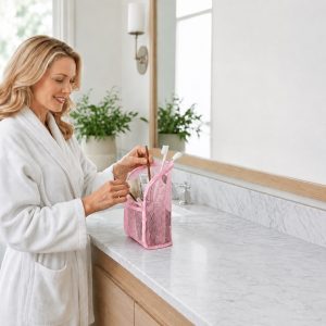 Compacte Reis Toiletartikelen Organizer met 4 Vakken | TRAVKIT