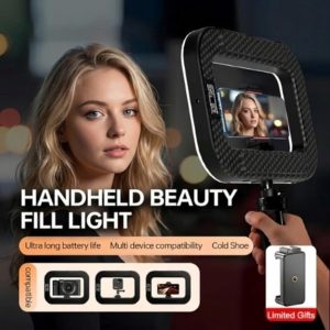 Draadloze LED-ringlamp met telefoonhouder | LUMIRING