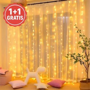 2x Feestelijk LED gordijn | CURLIGHT
